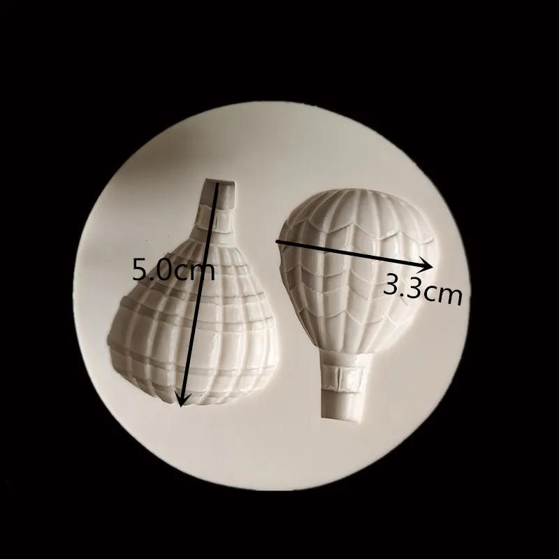 Description Picture 5 of item1pcs Hot Air Balloon Silicone Mold Fondant Cake Decoration Tool Chocolate Fudge Mold Sugarcraft Bakeware Kitchen Tool