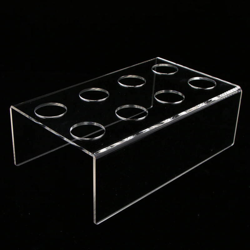 Description Picture 4 of itemAcrylic Cone Holder 8 Holes Ice Cream Cone Holder for Cone Roll Appetizer Dessert