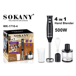 4 in 1 Mini Portable Blender For Kitchen Electric Mixer Machine Fruit Juice Meat Grinder Juicer Food Processors Chopper Home 믹서기
