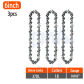 6inch 3pcs