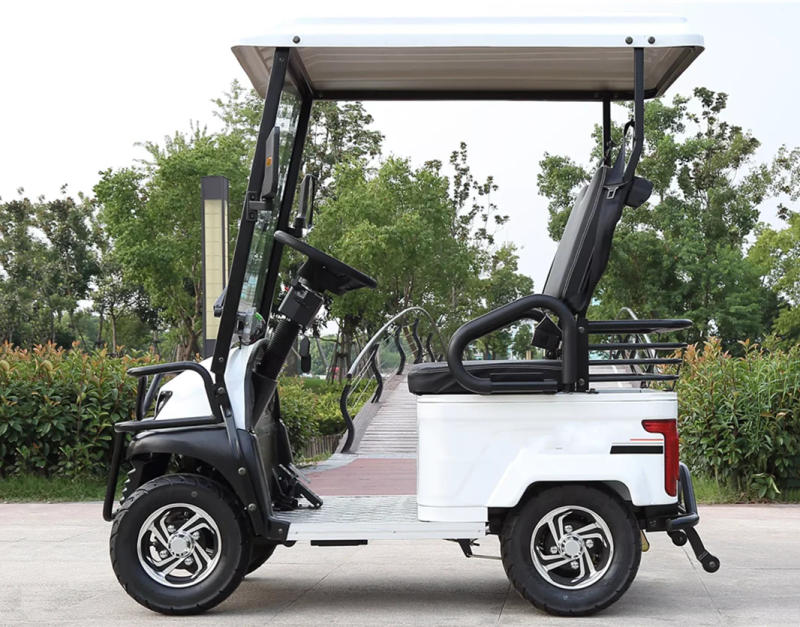 Description Picture 2 of itemNew 2 3 4 Seat Mini Bus Electric Four Wheeler With Roof Scenic Sightseeing Car Double Row Seat Scooter Electric Golf Cart