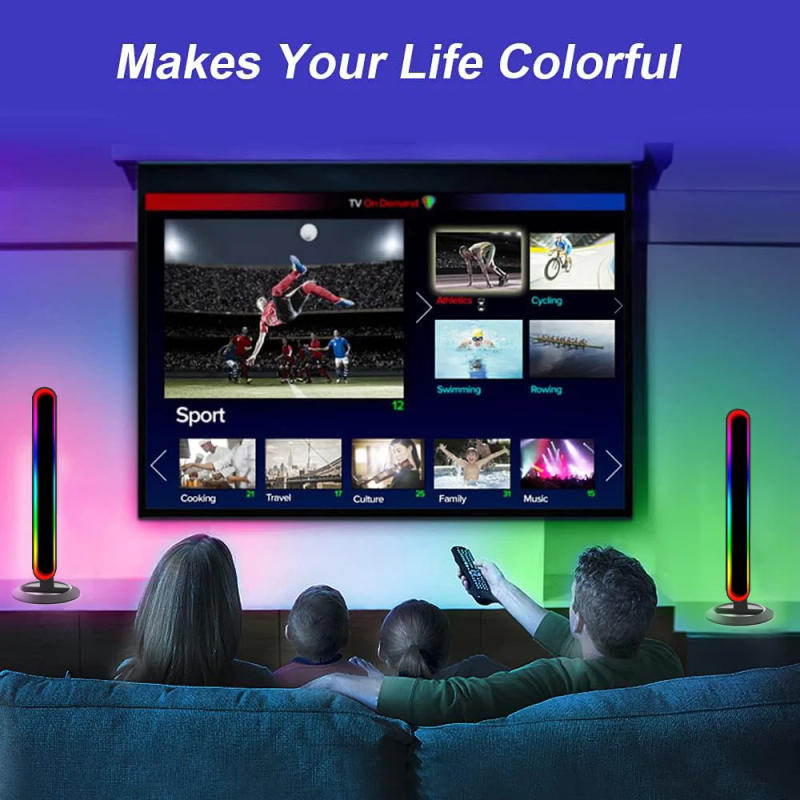 Description Picture 4 of itemLED Desk Lamp RGB Symphony Lights LED Desktop Atmosphere Night Light Music Rhythm Ambient  Strip Light TV Backlight Decor