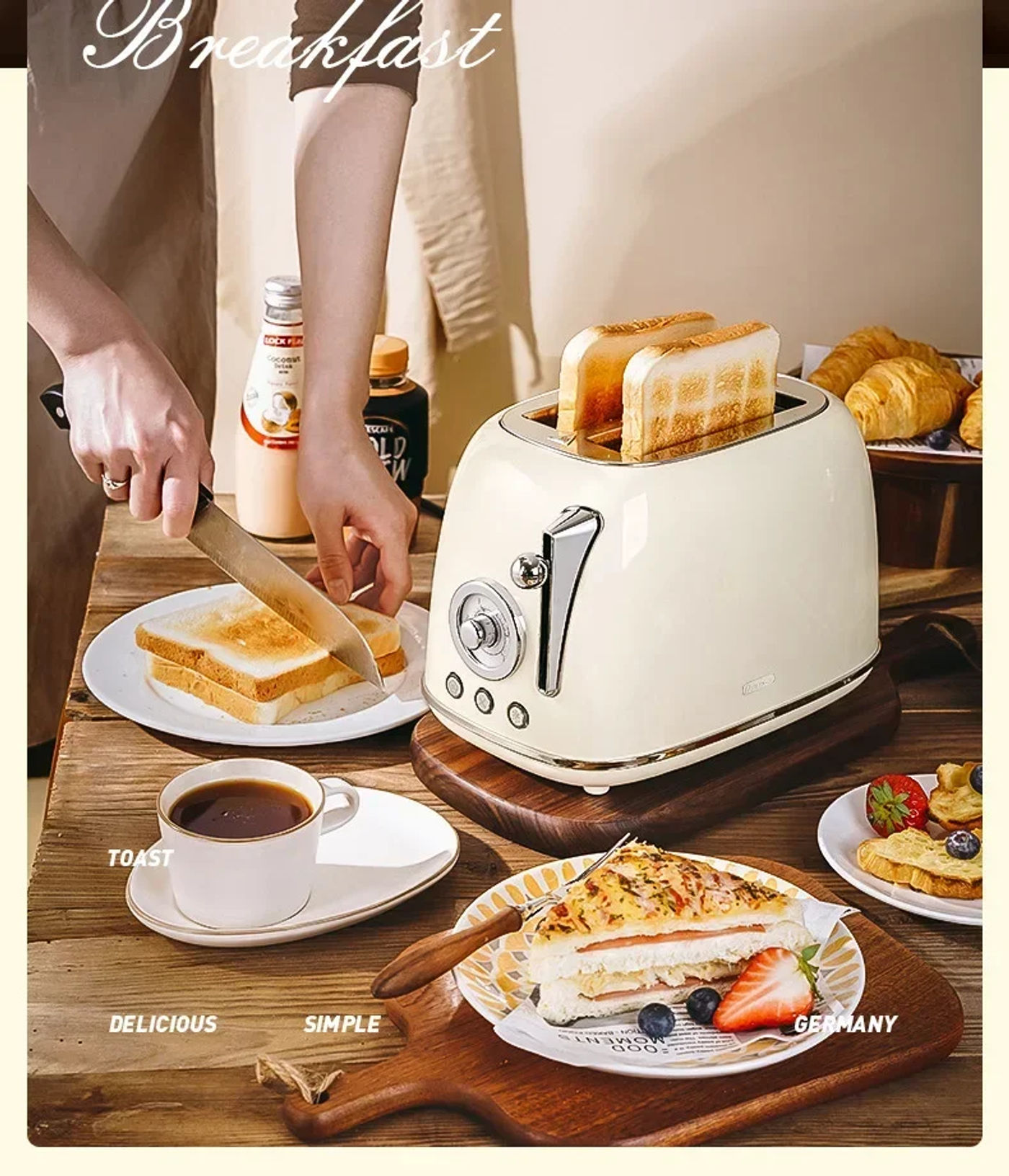 Description Picture 5 of itemBread Maker 1PC Home Use Automatic Piano Paint Toaster Oven Sandwiches Toast Bread Donuts Breakfast Machine