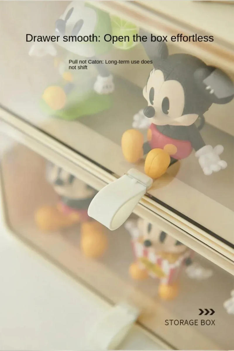 Description Picture 6 of itemDesktop Cosmetic Storage Shelf Plastic Drawer Box Desk Pen Holder Hair Accessories Stationery Storage Box Home Organizer