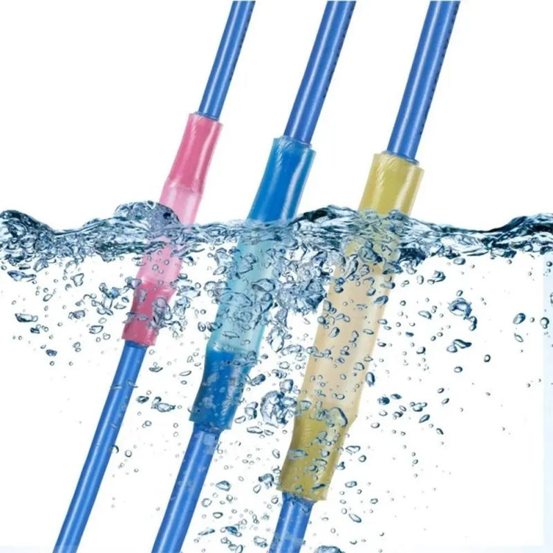 Description Picture 2 of item20 Pcs Insulated Heat Shrink Connectors Waterproof Connectors Kit Crimp Terminals Shrinkable Clamp Type Wire Connection Pipe