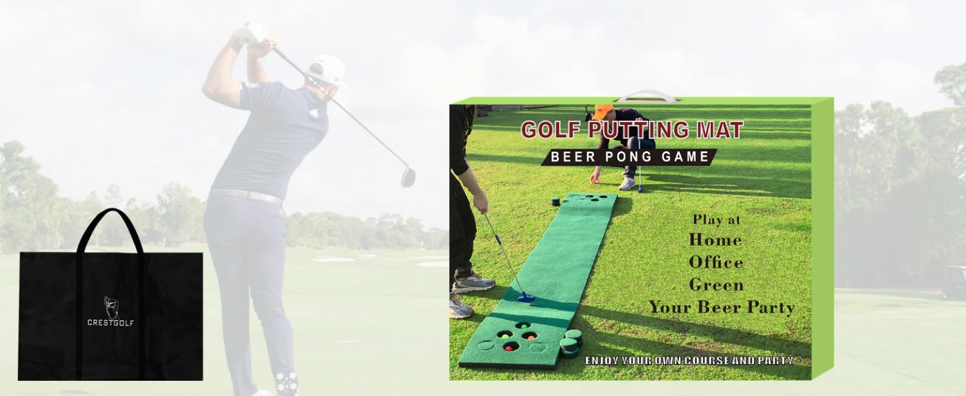 Description Picture 5 of itemGolf Pong Putting Game Set with Front Border for Indoor & Outdoor,Training Aid for Backyard, Party, Office