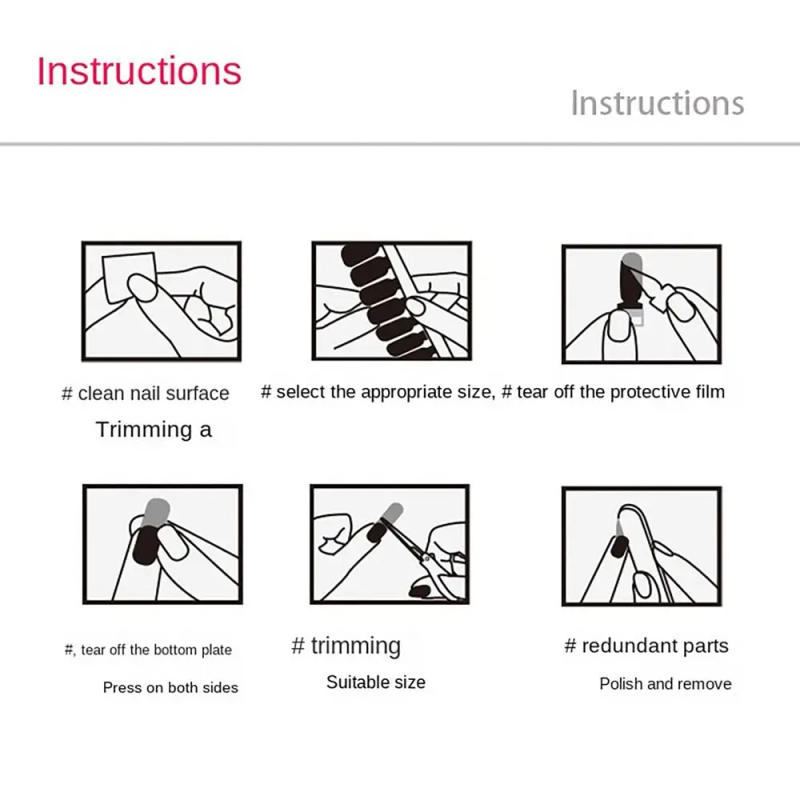 Description Picture 3 of itemSemi Cured Gel Nail Stickers Ins Trendy Floristic Nail Art Stickers Full Cover Nail Patch DIY Nail Art Making Nail Patches