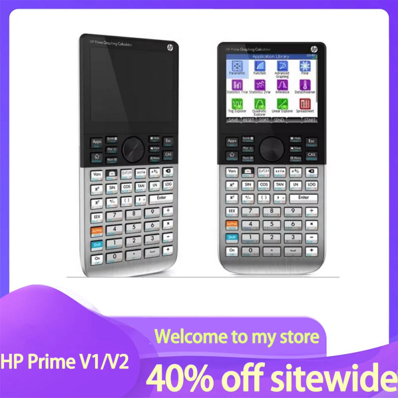 Description Picture 3 of itemHP Prime Calculator V-1 Prime 3.5" Touchscreen Color Screen V-2 Graphing Calculator SAT/AP/IB Transparent Calculator, Classroom