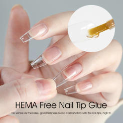 CANNI HEMA FREE Nail Glue False Nail Sticker Decoration Diamond Glue Great Coverage Gorgeous Color Soak Off UVLED Semi Permanent