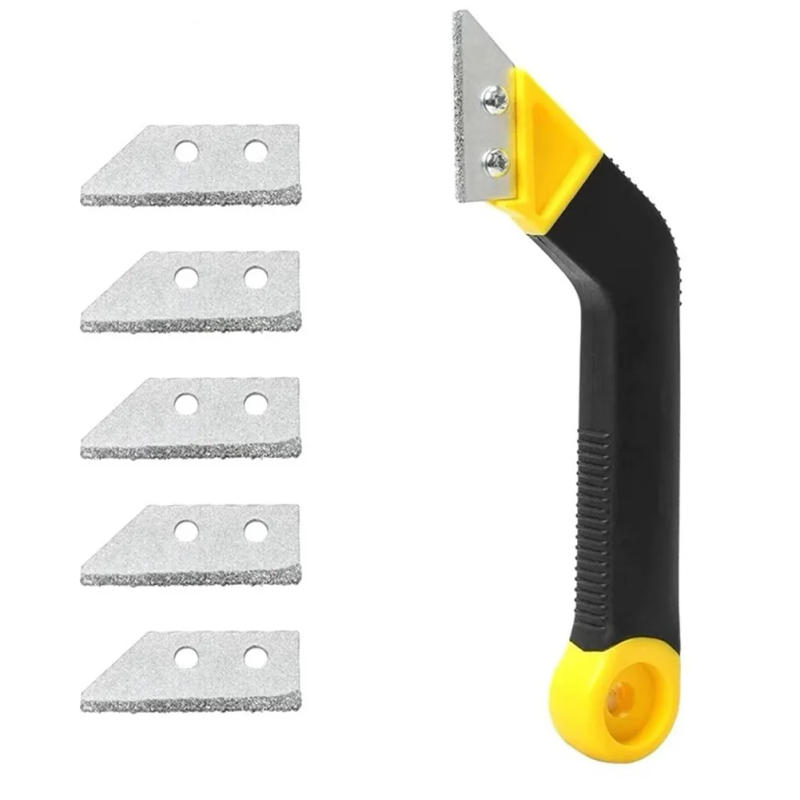 Description Picture 4 of itemTool Grout Remover With Blades Angled For Tile Cleaning Grout Rake Remover Saw Scraping Tile High Quality Useful