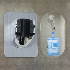 Adjustable Shower Bracket Self-Adhesive Wall Mount Shower Head Handset Holders Bracket Household Bathroom Accessories