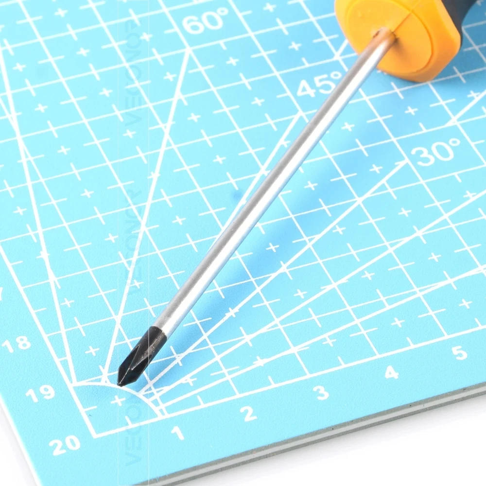 Description Picture 5 of item1pc Magnetic Phillips Cross Head Screwdriver PH0 PH1 PH2 Multifunctional Household Basic Anti Slip Manual Screw Drive Tool