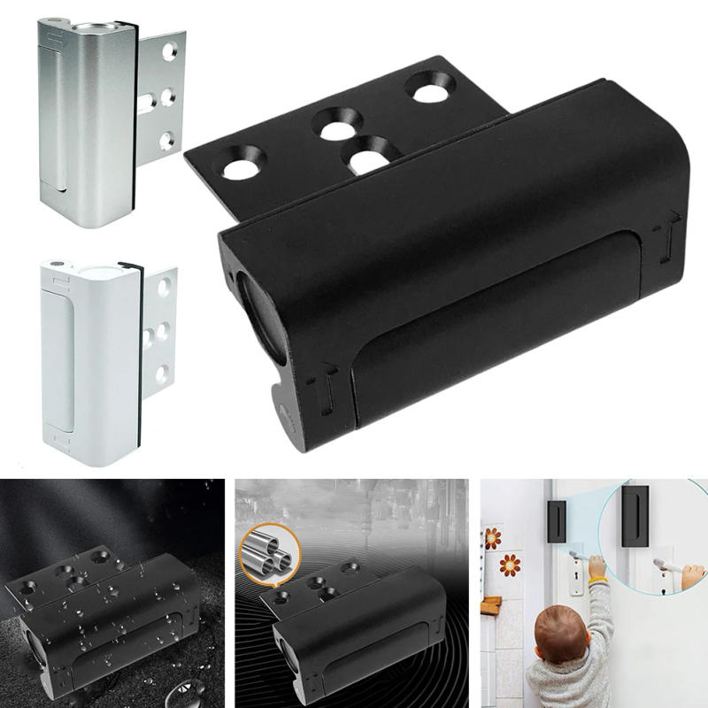 Description Picture 6 of itemHome Security Door Lock Withstand 800 Lbs Reinforcement Door Lock Aluminum Alloy Metal Door Locks Latch for Inward Swinging Door