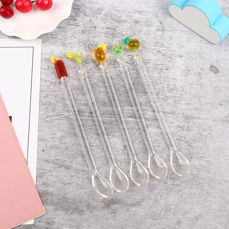 Description Picture 4 of itemCocktail Stirrer Drink Mixing Stick Set Acrylic Cocktail Mixer Blender Bar Supplies Swizzle Stirrer