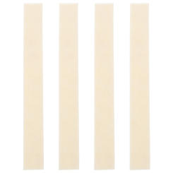 4 Pcs Clarinets Key Pad Flute Felt Strip Mute Strips Practice White Accessories