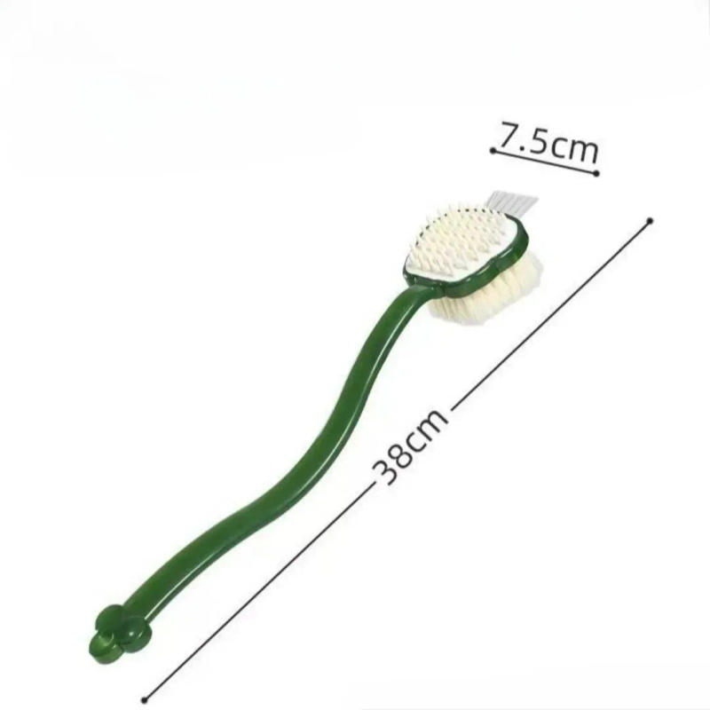 Description Picture 2 of itemBath Soft Back Scrubber Brush Bath Shower Sponge Scrubbing Brush with Handle Exfoliating Scrub Skin Massager Bath Supplies hot