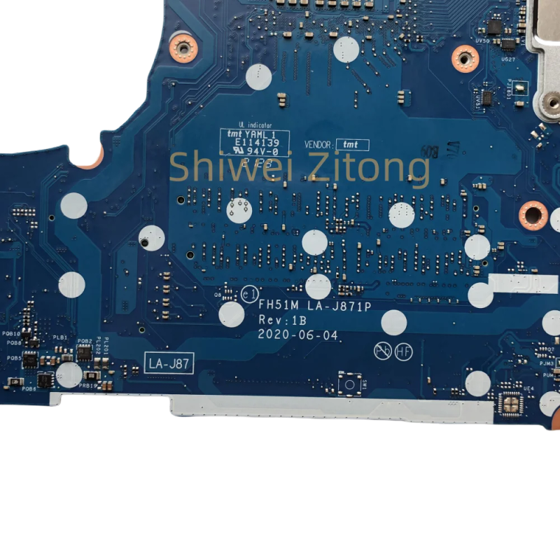 Description Picture 5 of itemFor Acer Nitro 5 AN515 AN517-52 AN515-55 Laptop Motherboard I5 I7-10th GTX1650/GTX1650Ti 4GB Notebook Mainboard FH51M LA-J871P