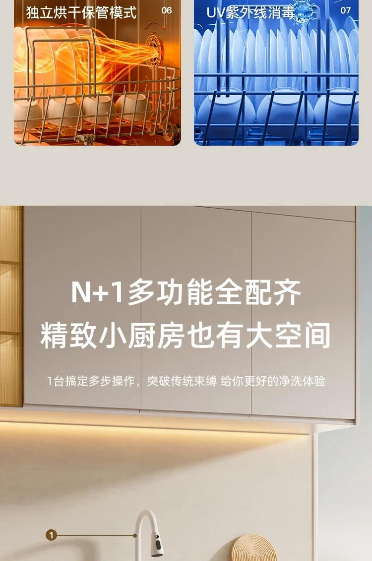 Description Picture 4 of itemHand Washing MachineMáquina De Lavar Louça Integrada Branca Do Dissipador, Tamanho Da Máquina, Apartamento Pequeno