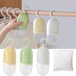 Closet Dehumidifier Reusable Drying Agent Hygroscopic AntiiMold Desiccant Bags Wardrobe Hanging Moisture Bag Absorbing Bags