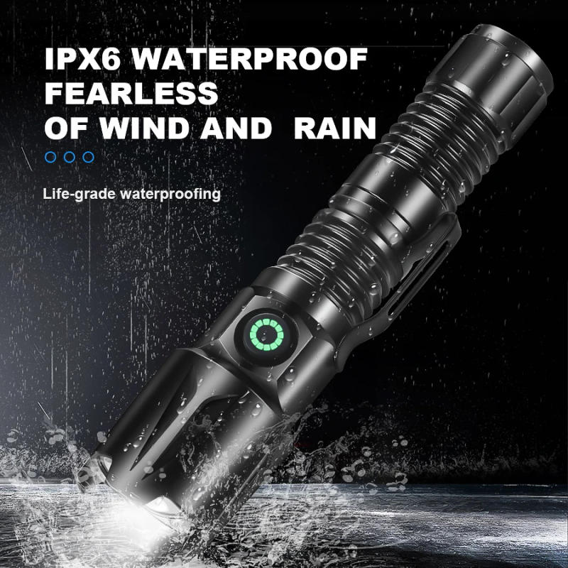 Description Picture 5 of itemZ15 Ultra Bright XHP50 Flashlight Tactical LED Flash Light 5 Lighting Modes Lanterns for Riding Camping Outdoor Waterpr Torch