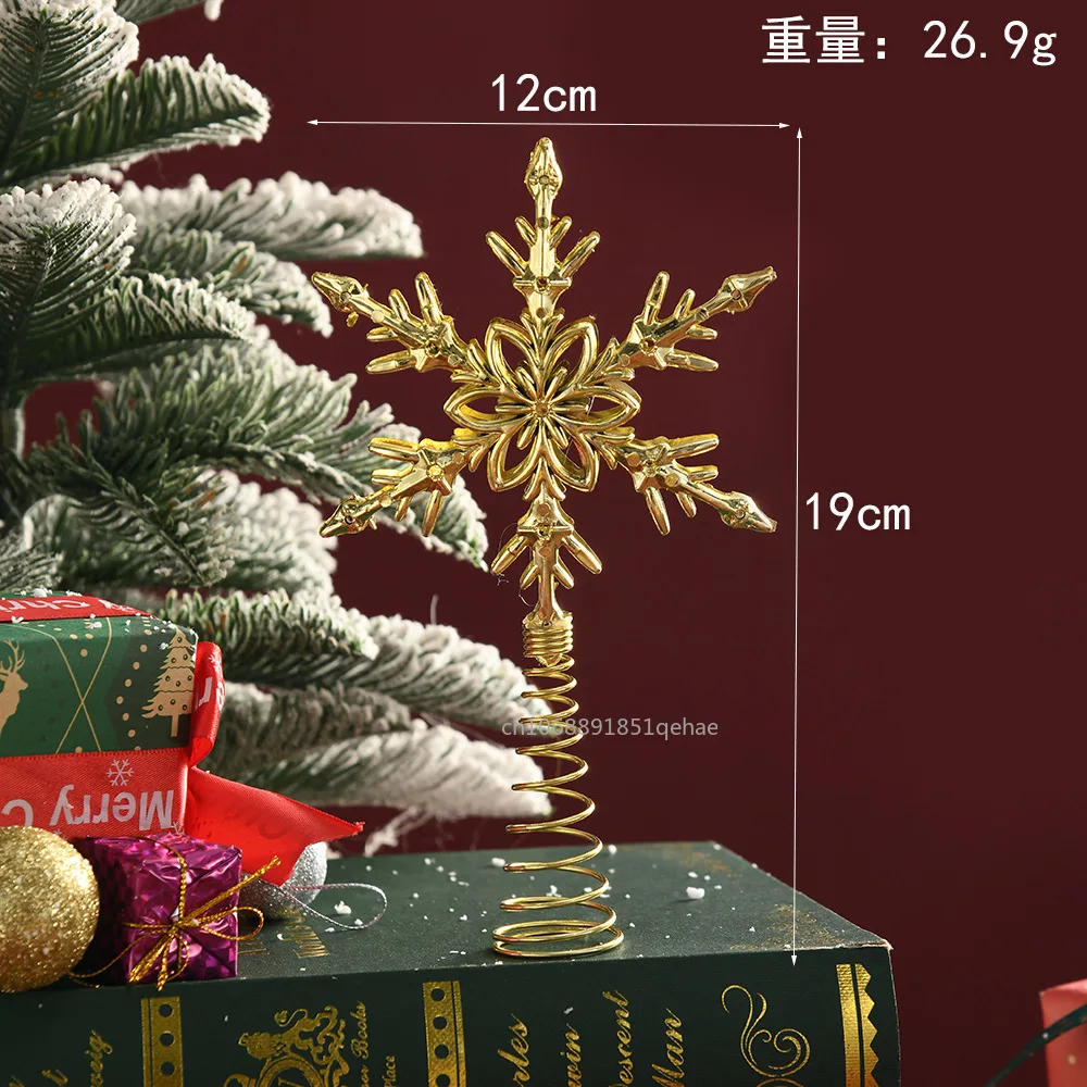 Description Picture 5 of itemChristmas Tree Toppers Star Ornaments for Christmas Home Party Decoration New Year Christmas Tree Decoration Navidad 2024
