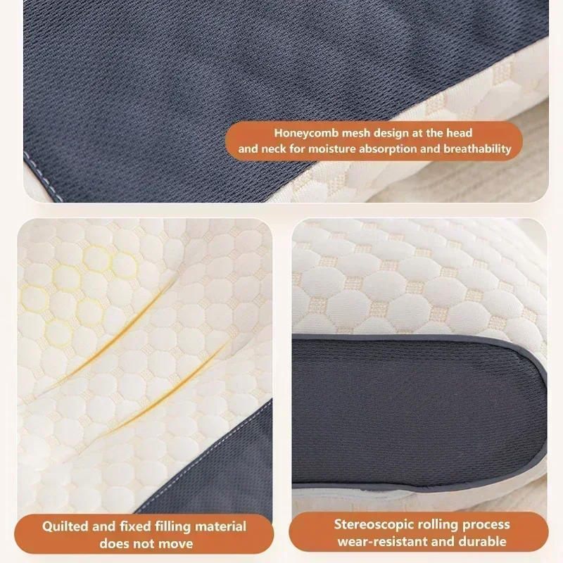 Description Picture 3 of itemSpa Massage Pillow Washable Non-Collapse Cervical Support Pillow Core Home Pin Gift Pillow