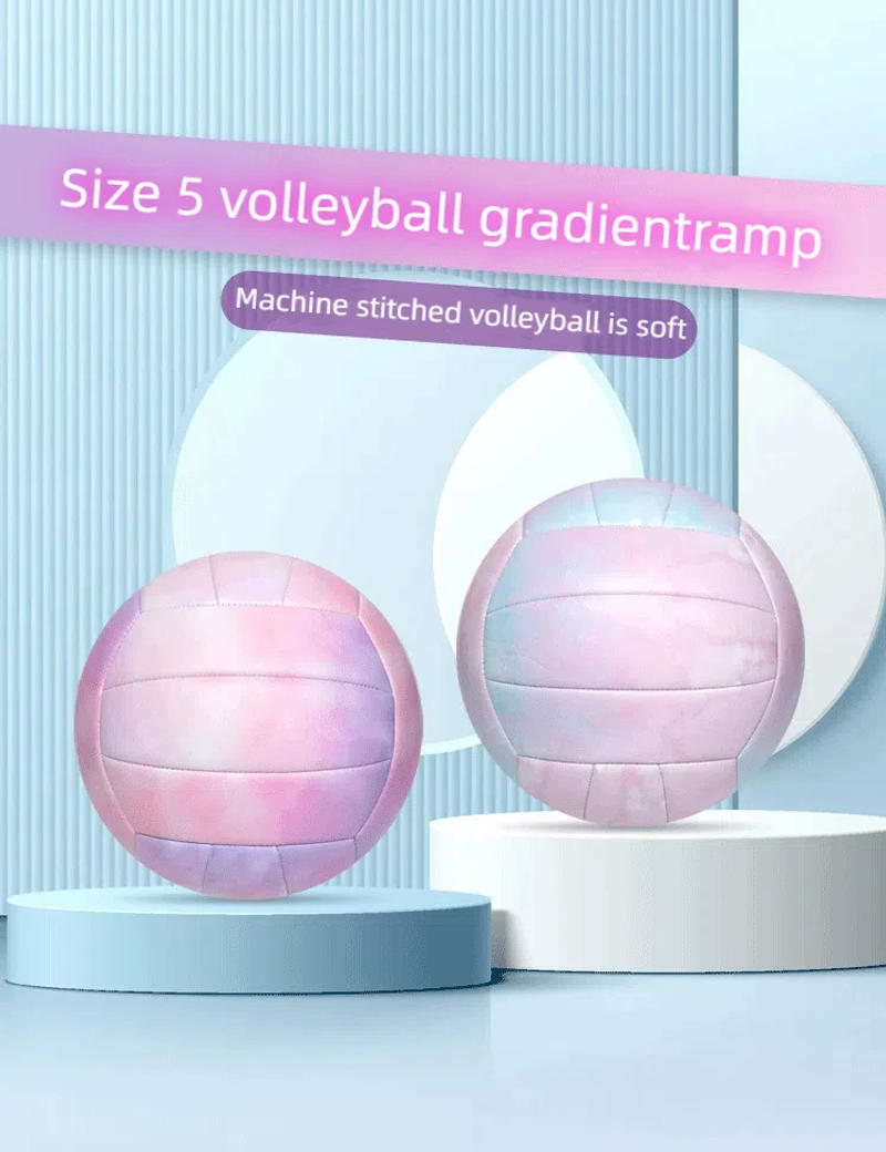 Description Picture 2 of itemSize 5 Beach Volleyball for Children Color Grader Sewing PVC Competition Training Indoor and Outdoor Thickening Ball