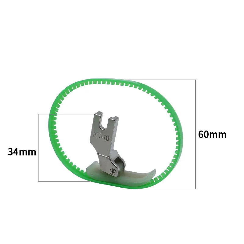 Description Picture 4 of itemMT-18 T350 Presser Foot With Ring Fit Single Needle Lockstitch Sewing Machine Accessories Double Ring Plastic Wheel Presser Foot