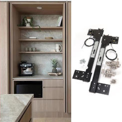Hot Sale Heavy Duty Cold Rolled Steel Pocket Door Sliding System Hinge Cabinet Pocket Door Slides System