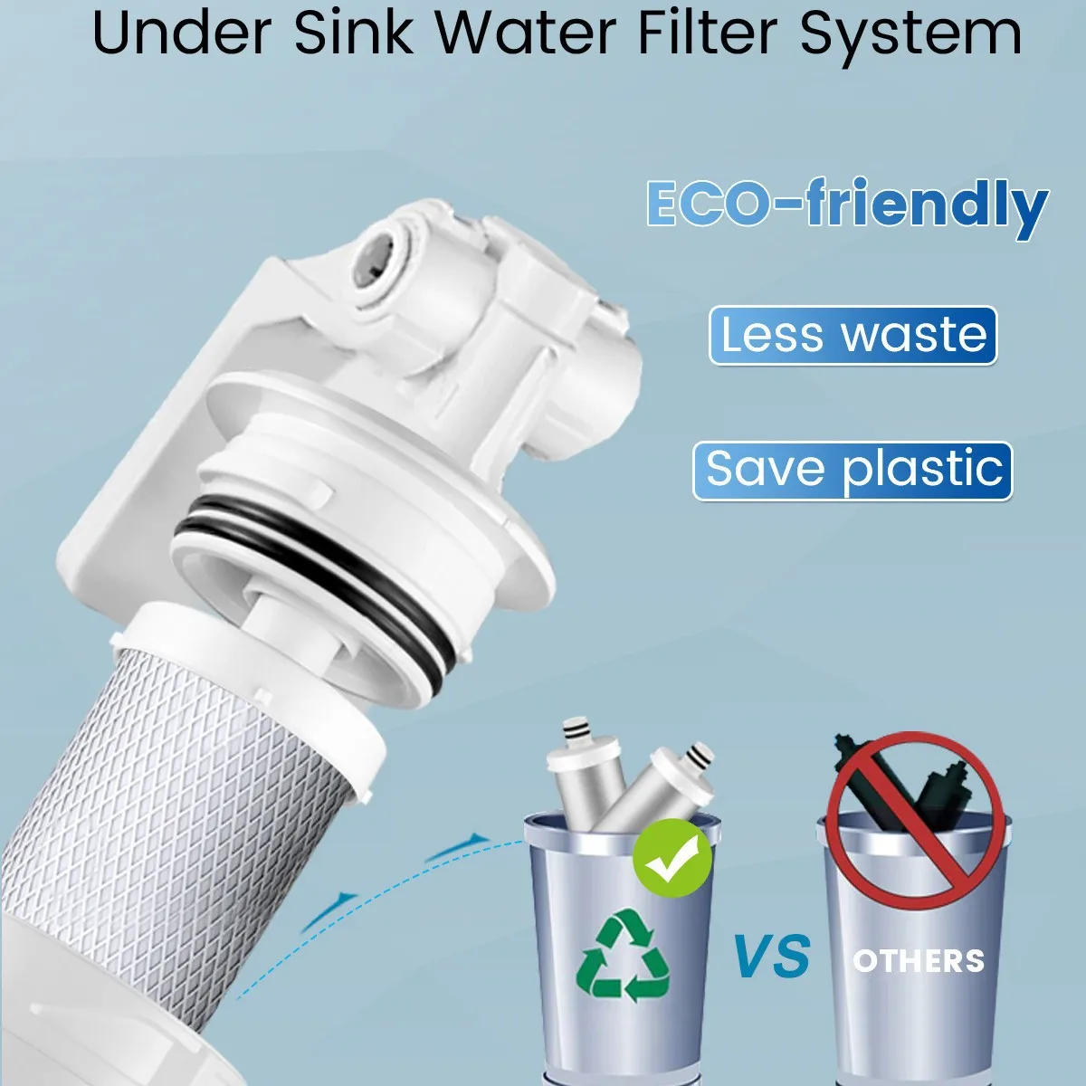 Description Picture 5 of itemUltrafiltration Membrane Water Purifier Kit with 1 Machine Core Hose Kitchen Faucet Connector for Pure Water Home Filter Syste