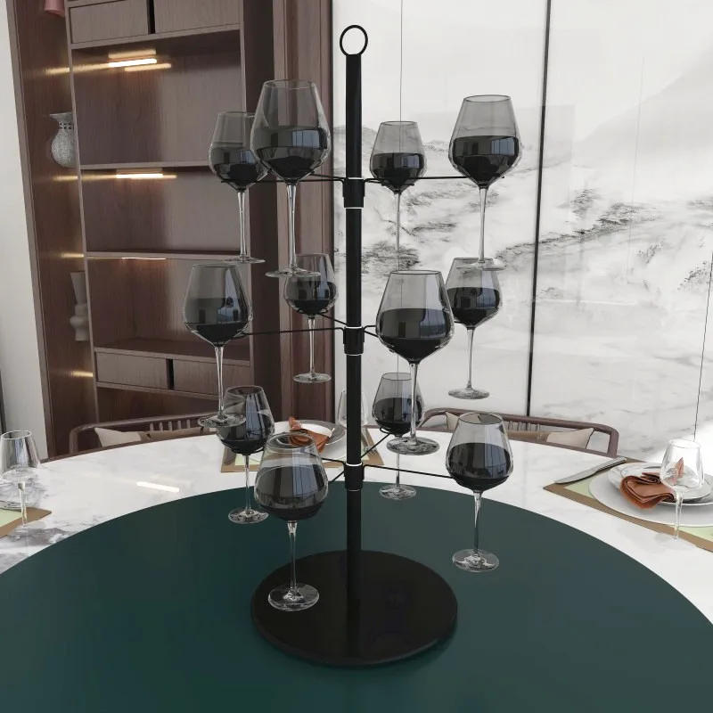 Description Picture 4 of itemCocktail Tree Stand Wine Glass Display Drinks Holders Champagne Cocktails Martini Cocktail Wine glass holder Wine glass storage