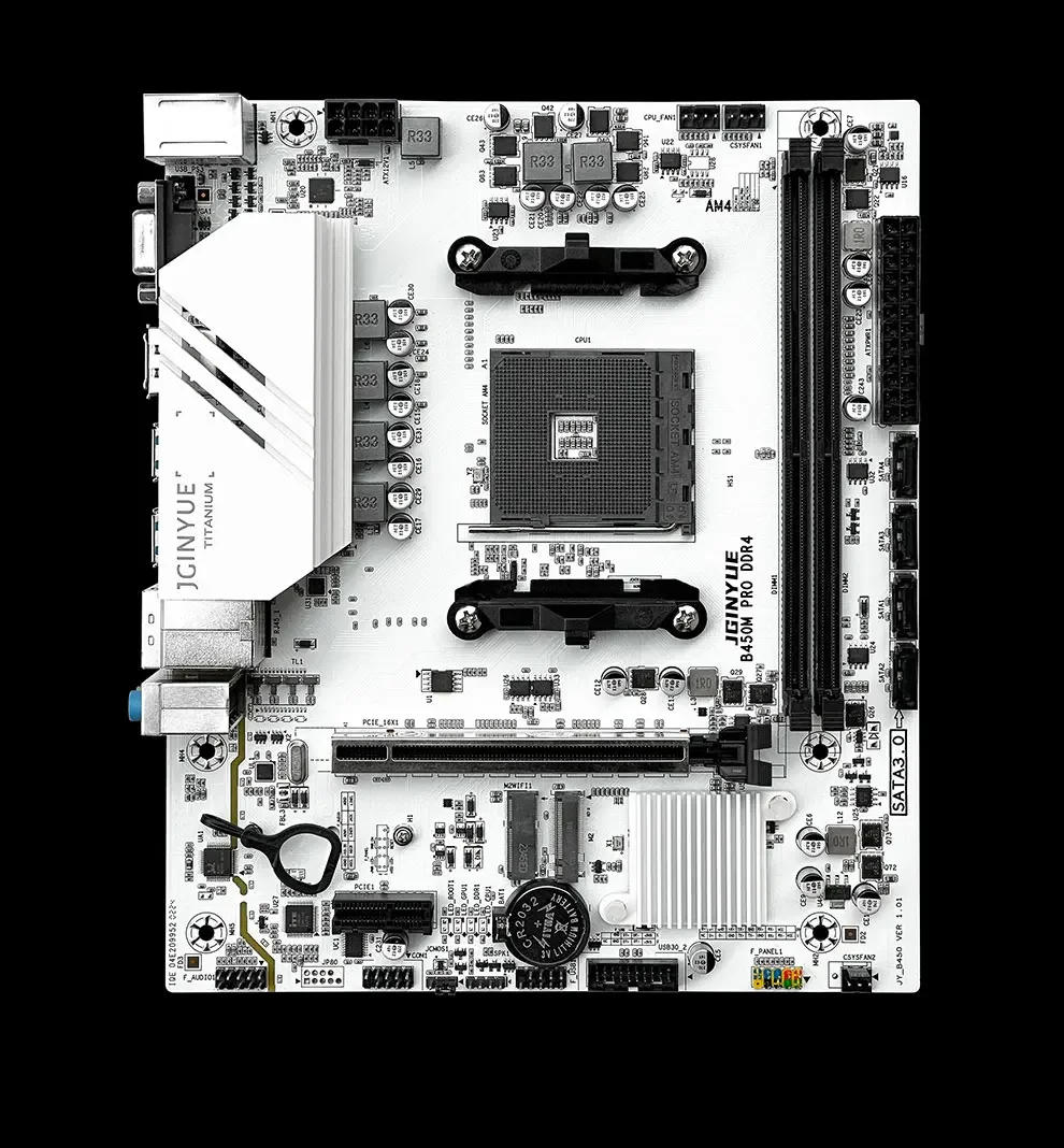 Description Picture 4 of itemJGINYUE B450M PRO AM4 Motherboard Set With AMD Ryzen R5 5600 CPU Processors 2*16GB=32GB DDR4 Dual Channel Memory RAM  M-ATX
