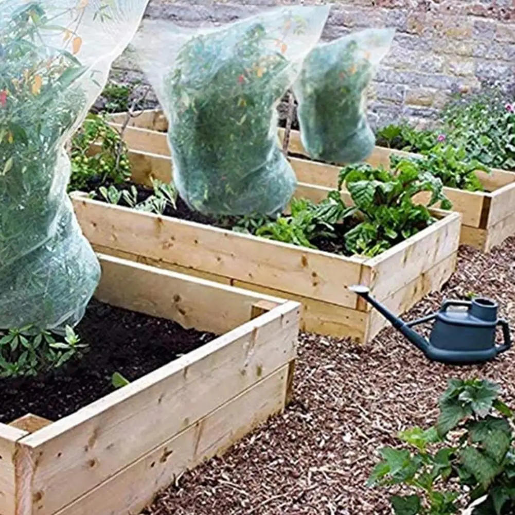 Description Picture 5 of item1-5Pcs Garden Plant Tree Fruit Cover Bug Net Barrier Bag Vegetable Protection Garden Barrier Cover Bag Garden Supplies Tools