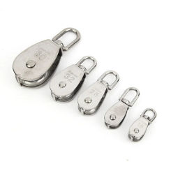 Stainless Steel Double Pulley Block for Rope Chain Traction