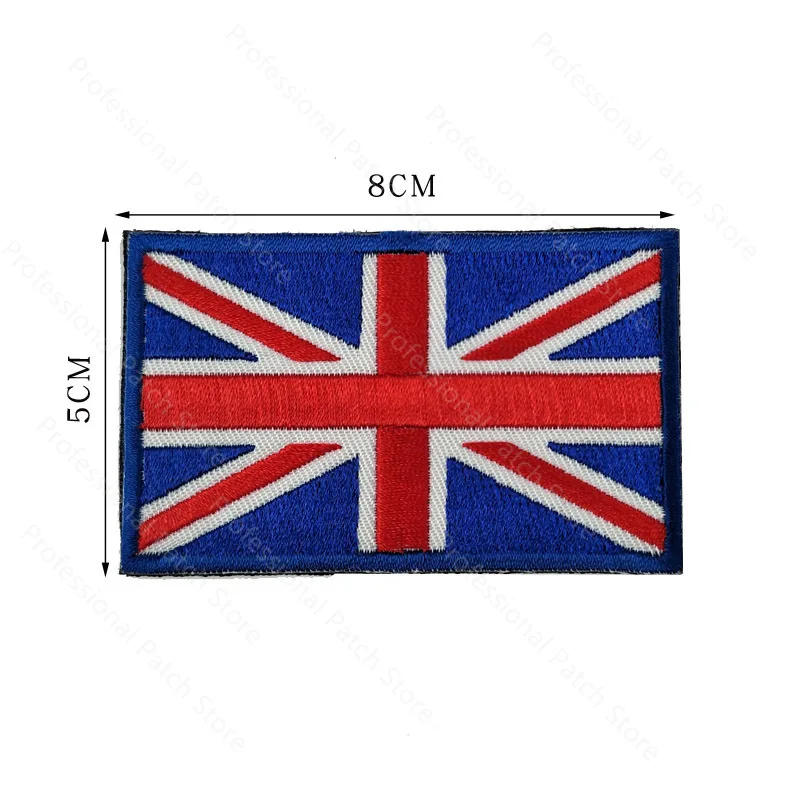 Description Picture 4 of itemFlag Embroidery Patch Russia Spain Turkey France EU Tactical Military Patch Army Backpack Fabric Decoration Patches on Clothes