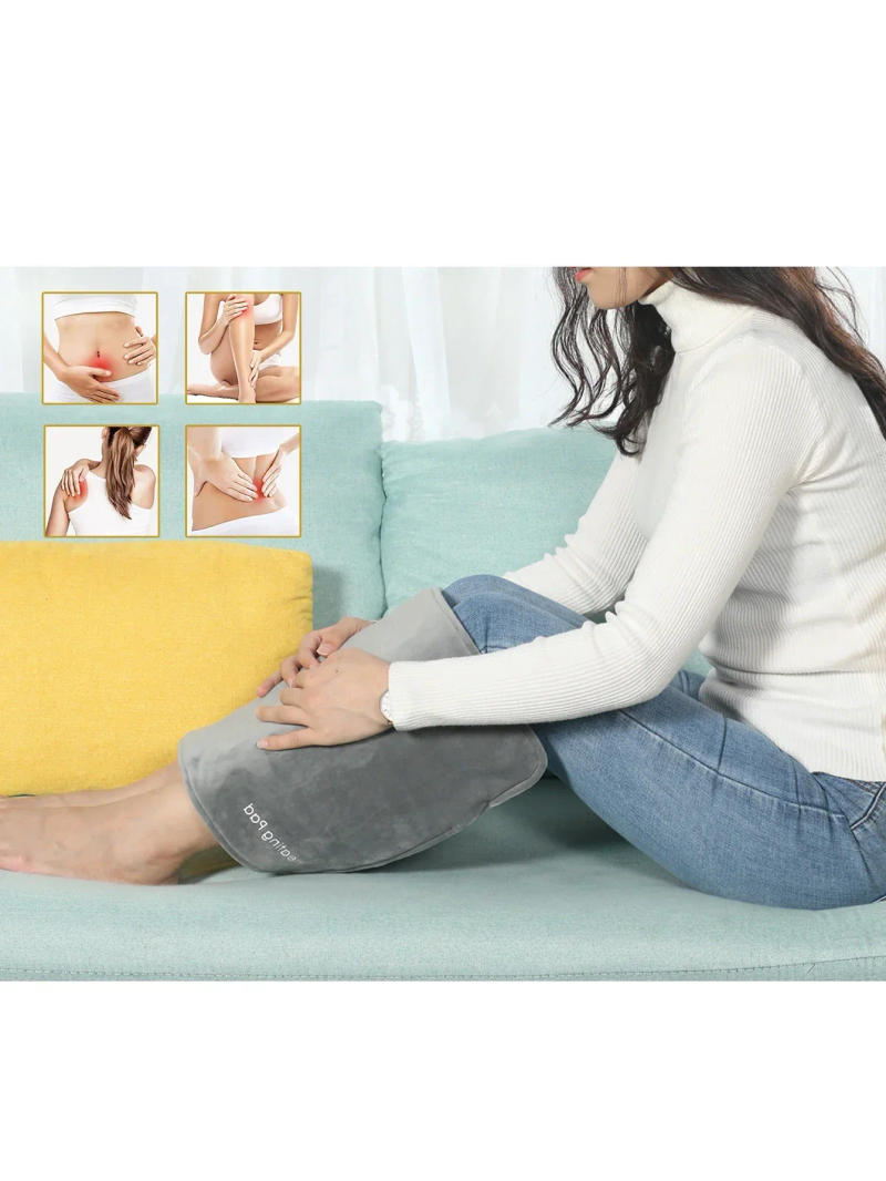 Description Picture 4 of itemUSB 5V Pad for Cramps & Back Pain Electric Heating Relief Heat Pad with 59 INCH Cable Mini Heated Blanket,INCH,Grey,19.6*11.8