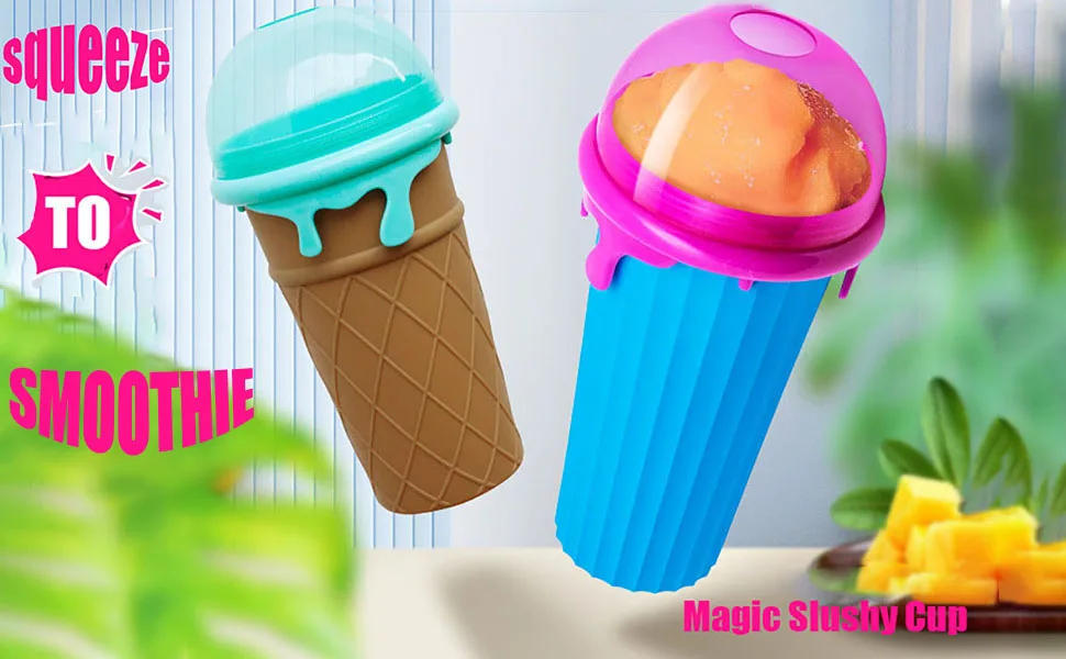 Description Picture 2 of itemSlushy Maker Cup - TIK TOK Quick Frozen Magic Cup,500ML Double Layers Slushie Cup,  Serve Slushy Cup for Milk Shake.ï¼ˆ1 Pcsï¼‰