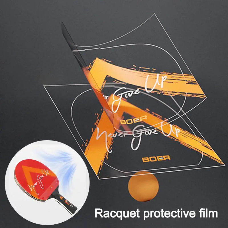 Description Picture 2 of itemTransparent Ping Pong Racket Protective Film Self Adhesive Rubber Sticky Table Tennis Paddle Maintenance Cover Dust Proof