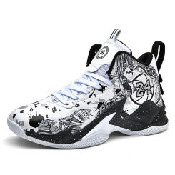 New High-Top Basketball Shoes Men Women Ankle Protection Non-Slip Sport Training Shoes Breathable Shockproof Basketball Boots