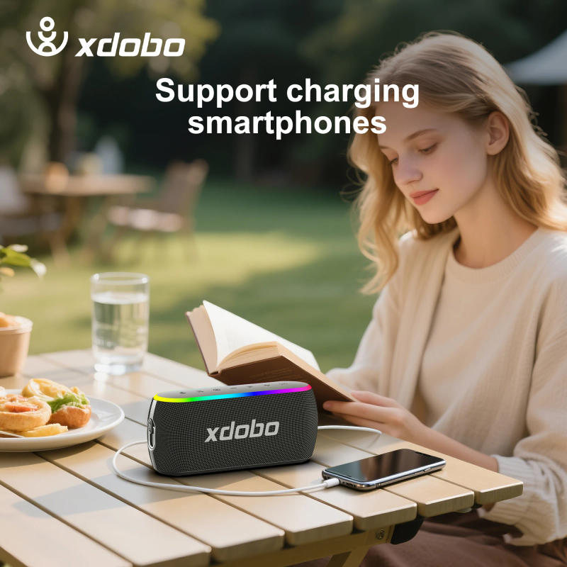 Description Picture 6 of itemXDOBO X8 III Outdoor Speaker Wireless 60W Power Subwoofer Heavy Bass RGB Light Fun Camping Riding Hiking Party Music Box Player