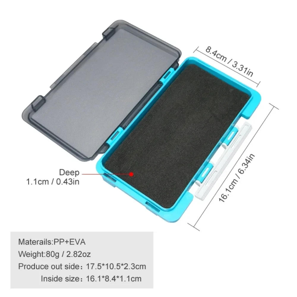 Description Picture 4 of itemPortable Plastic Fishing Box - Waterproof Fly Lures Storage Organizer for Jig Heads, Spinner Spoons, Carp Baits & Hook Tools