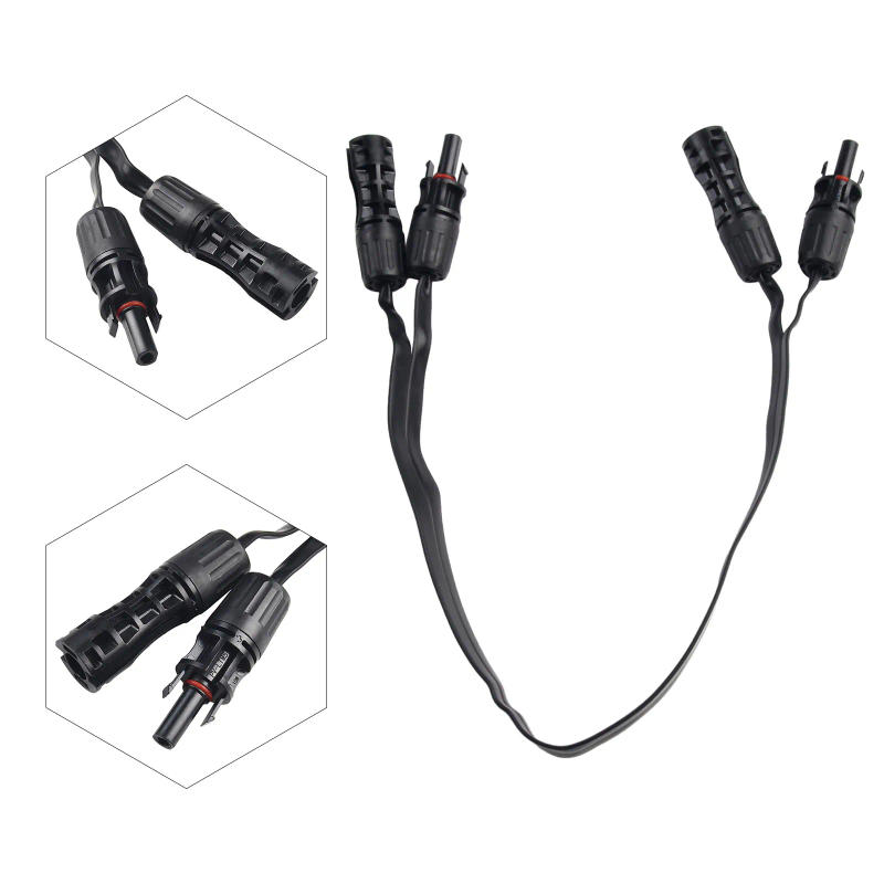 Description Picture 6 of itemSuper Flat Solar Flexible Cable Solar Panel Connector Adapter 0.5m 1KV 90-degree Bending Photovoltaic Extension Cable