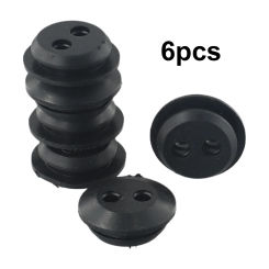 Fuel Tank Rubber Grommet 6Pcs Brush Cutters Hedge Trimmer Outdoor Power Equipment Replacement Seal Grommet String Trimmer Parts