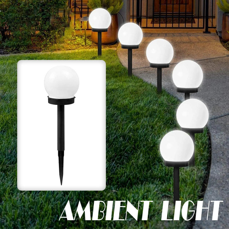 Description Picture 2 of item1/2/4/8Pc Solar Powered LED Bulb Lamp Energy Light Waterproof Outdoor Garden Light Street Solar Panel Ball Lights Lawn Yard Lamp