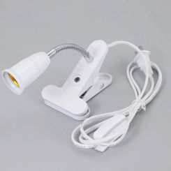 New Adjustable Clip Holder Screw-mounted E27 LED Plant Lamp Stand for Fill Light Tube Lamps - Essential Accessory