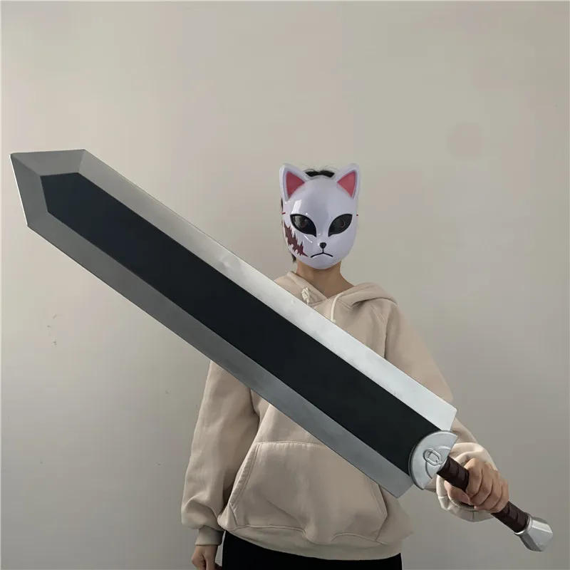 Description Picture 5 of itemAnime Berserk Cosplay Guts Dragon Chopping Sword Prop 1:1 Black Great Sword Weapon Role Play Gift Safety PU 102cm Sword