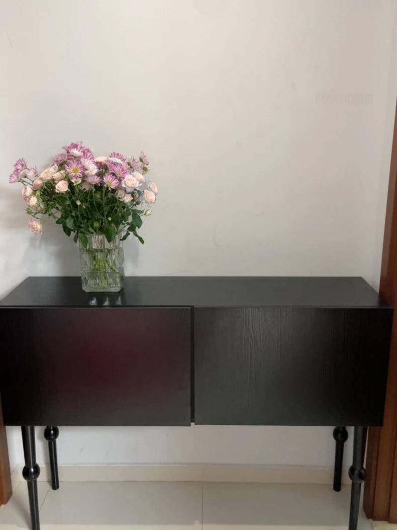 Description Picture 4 of itemNordic Simple Console Tables for Coffee Shops Double-door High-legged Tables Fashion Wooden Board Design Console Table for Hotel