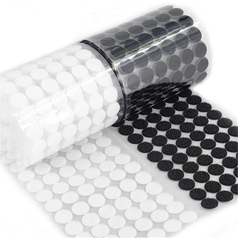 Description Picture 5 of itemColorful Self Adhesive Fastener Tape Sticky Dots Adesivo Redondo Strong Glue Transparent Hook and Loop Tape DIY Craft Sewing