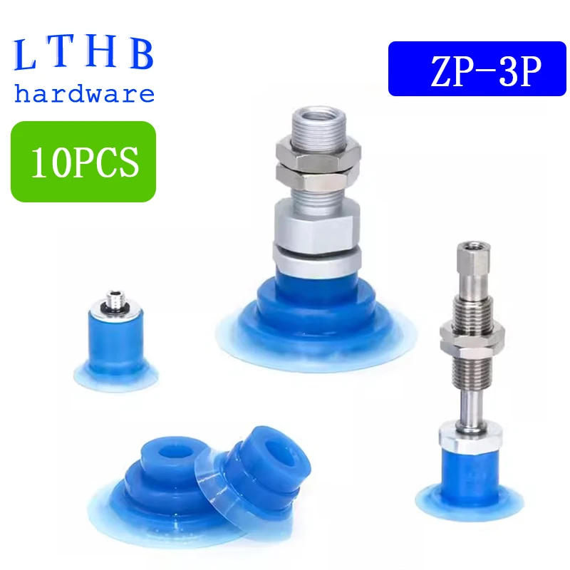 Description Picture 2 of item10PCS Pneumatic Vacuum Sucker Packing Machine Vacuum Bag Opening Suction Cup ZP3P  Injection Molding Machine Manipulator Parts