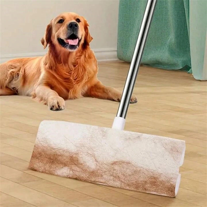 Description Picture 6 of item35PCS Dry Sweeping Cloths Disposable Duster Refills Mop Pads for Cleaning Scrubbing Flooring Sweeper Broom Electrostatic Cloths
